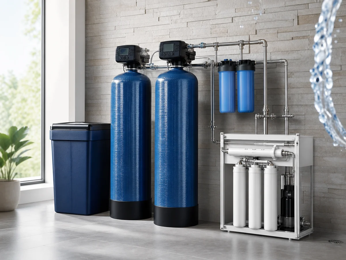 Hard water softener system